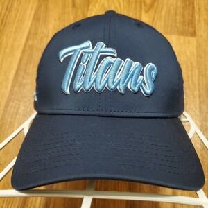 Tennessee Titans Hat Cap Fitted Men Large XL Blue NFL 100 Football New Era